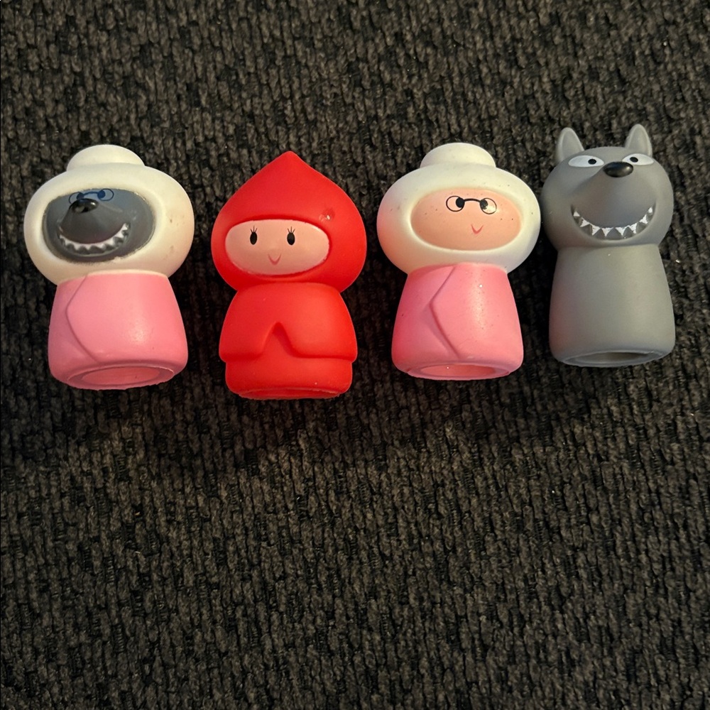 little red riding hood finger puppets lot Story Time Show